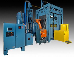 RBT87104-P Shot Peening System with 6 Axis Nozzle Manipulation