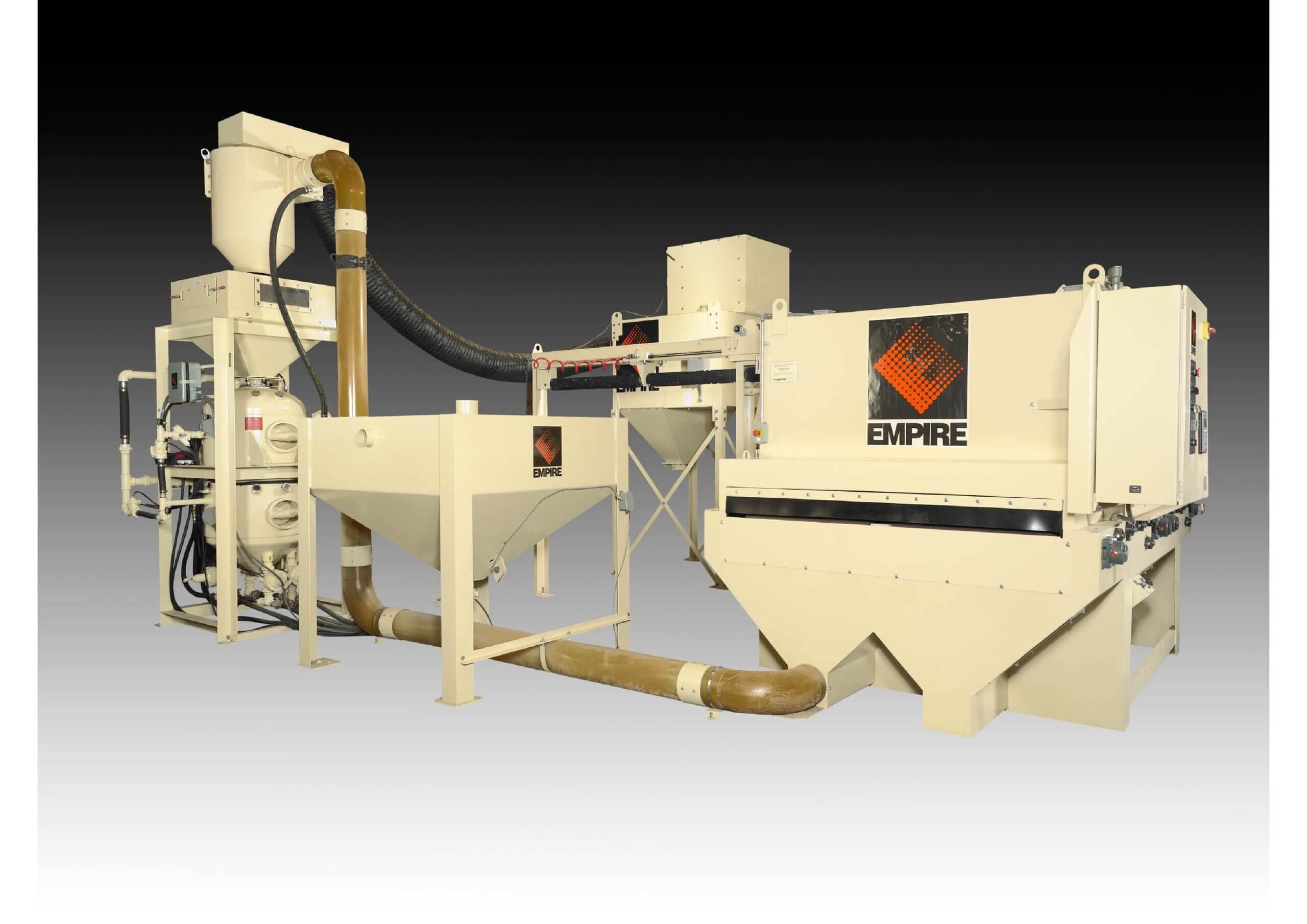 In-Line-Horizontal-Grit-Blast-System