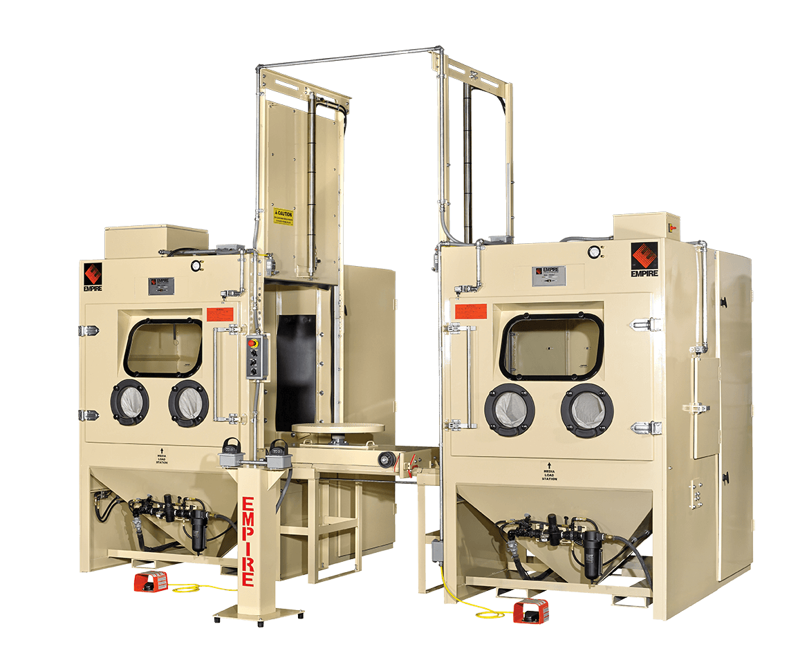 (Modified) Dual Blast Cabinets with Pneumatic Doors