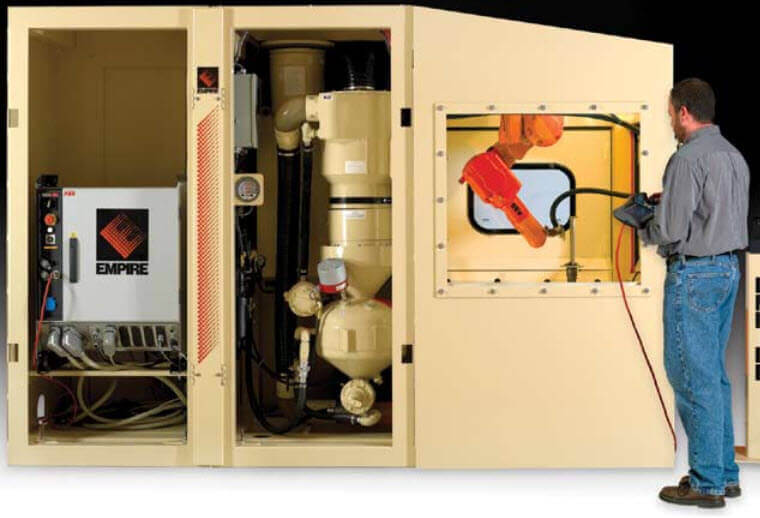 Probot abrasive blast machine