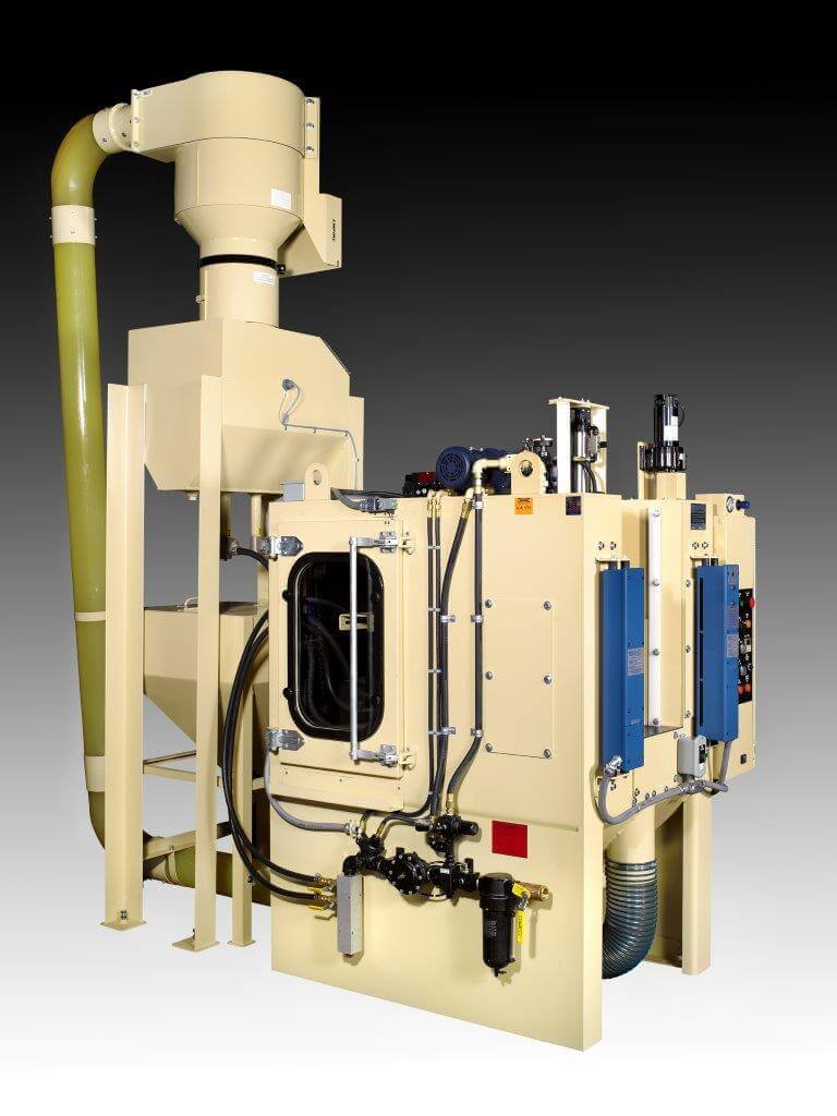 tt20 indexing turntable automated sandblast machine